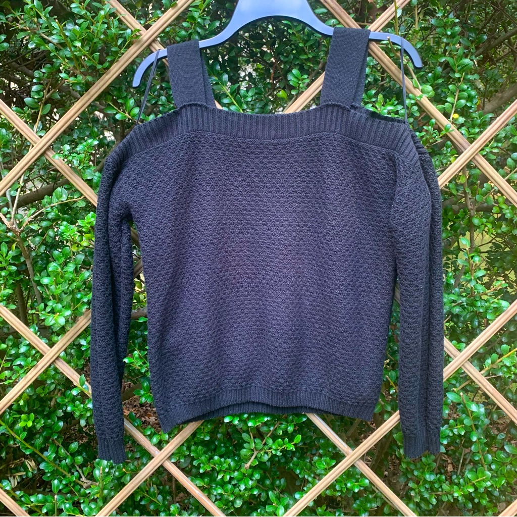 Cute Sonoma Cold Shoulder Sweater
